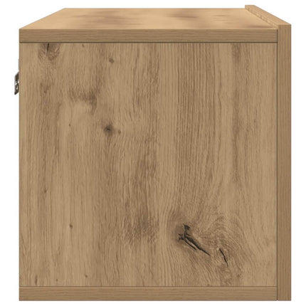Väggmonterad tv-bänk 2 st ek 100x30x30 cm