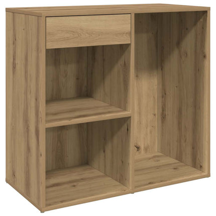 Kosmetiskt skåp hantverksmässig ek 80x40x75 cm konstruerat trä