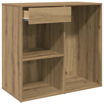 Kosmetiskt skåp hantverksmässig ek 80x40x75 cm konstruerat trä