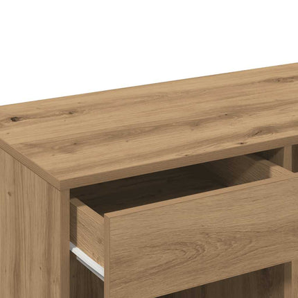 Kosmetiskt skåp hantverksmässig ek 80x40x75 cm konstruerat trä