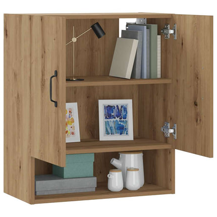 Väggskåp artisan ek 60x31x70 cm konstruerat trä