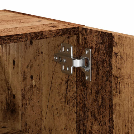 Väggskåp Åldrat Trä 60X31X60 Cm Konstruerat Trä