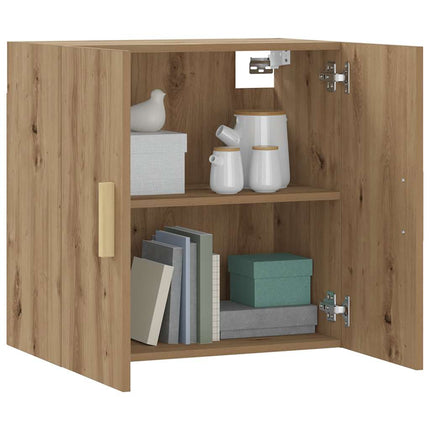 Väggskåp artisan ek 60x31x60 cm konstruerat trä