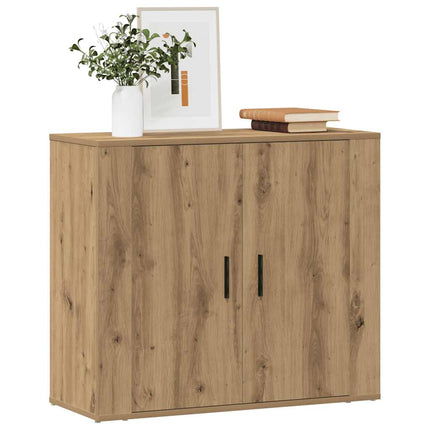 Skänk ek 80x33x70 cm konstruerat trä