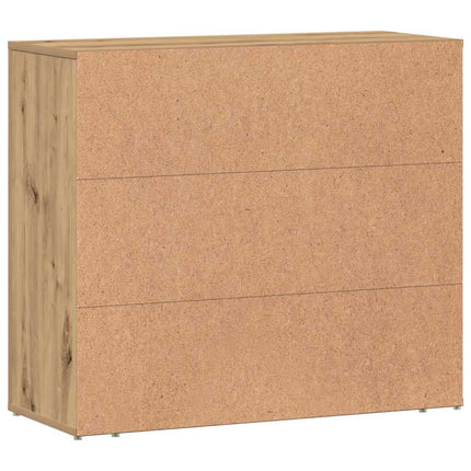 Skänk ek 80x33x70 cm konstruerat trä