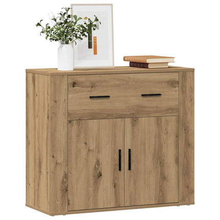 Skänk ek 80x33x70 cm konstruerat trä