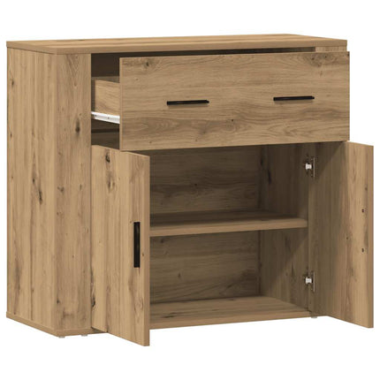 Skänk ek 80x33x70 cm konstruerat trä