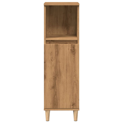 Badrumsskåp ek 30x30x100 cm konstruerat trä