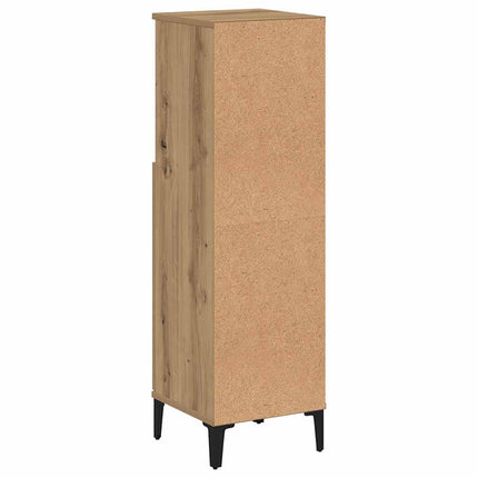 Badrumsskåp ek 30x30x100 cm konstruerat trä