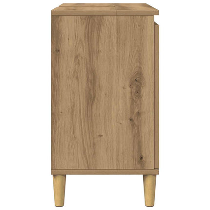 Tvättställsskåp artisan ek 58x33x60 cm konstruerat trä