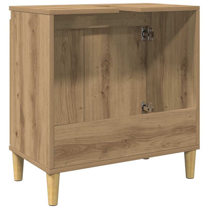 Tvättställsskåp artisan ek 58x33x60 cm konstruerat trä