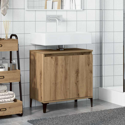 Tvättställsskåp artisan ek 58x33x60 cm konstruerat trä