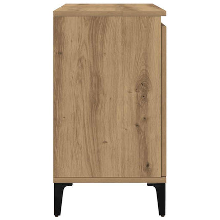 Tvättställsskåp artisan ek 58x33x60 cm konstruerat trä