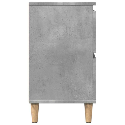 Tvättställsskåp betonggrå 80x33x60 cm konstruerat trä