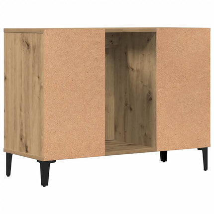 Tvättställsskåp artisan ek 80x33x60 cm konstruerat trä