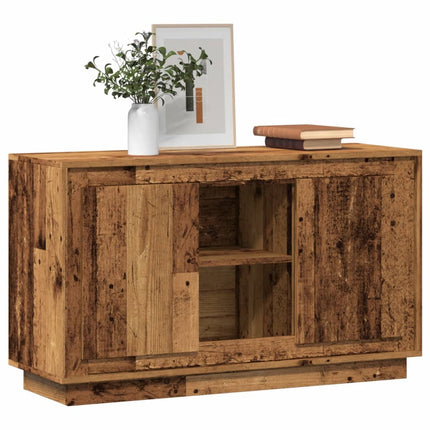Skänk gammalt trä 102x35x60 cm konstruerat trä