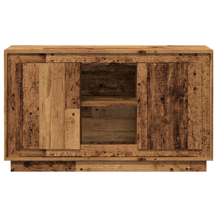 Skänk gammalt trä 102x35x60 cm konstruerat trä