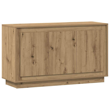 Skänk hantverksmässig ek 102x35x55 cm konstruerat trä