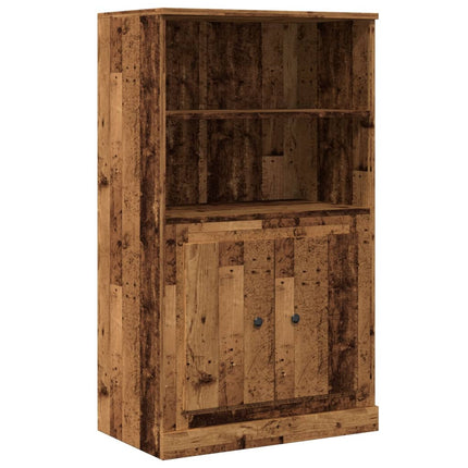 Högskåp gammalt trä 60x35,5x103,5 cm konstruerat trä