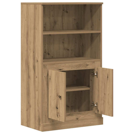 Högskåp ek 60x35,5x103,5 cm konstruerat trä