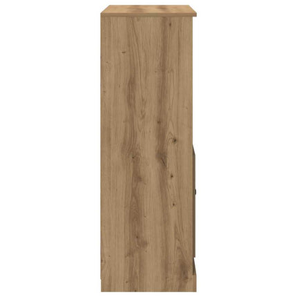 Högskåp ek 60x35,5x103,5 cm konstruerat trä