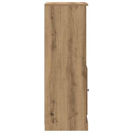 Högskåp ek 36x35,5x103,5 cm konstruerat trä