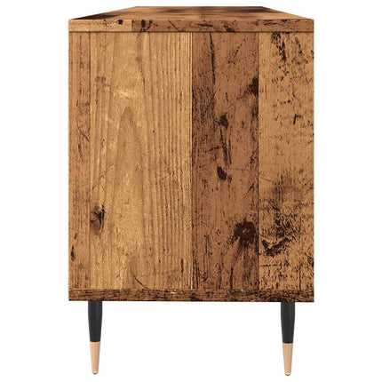 Tv-bänk åldrat trä 150x30x44,5 cm konstruerat trä