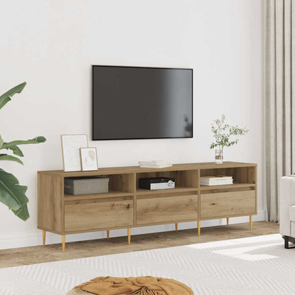 Tv-bänk artisan ek 150x30x44,5 cm konstruerat trä