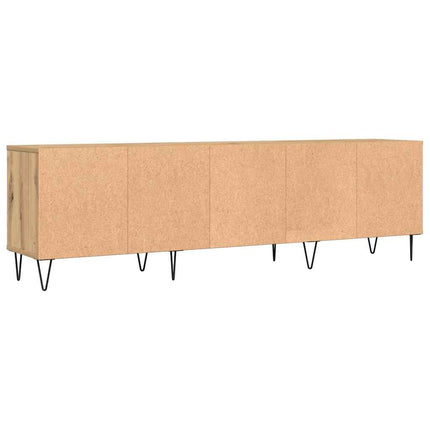 Tv-bänk artisan ek 150x30x44,5 cm konstruerat trä