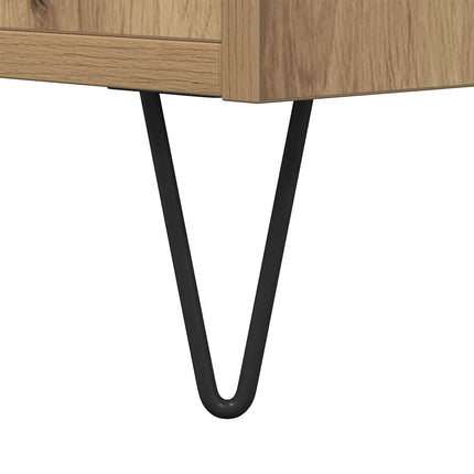 Tv-bänk artisan ek 150x30x44,5 cm konstruerat trä
