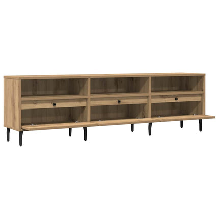 Tv-bänk artisan ek 150x30x44,5 cm konstruerat trä