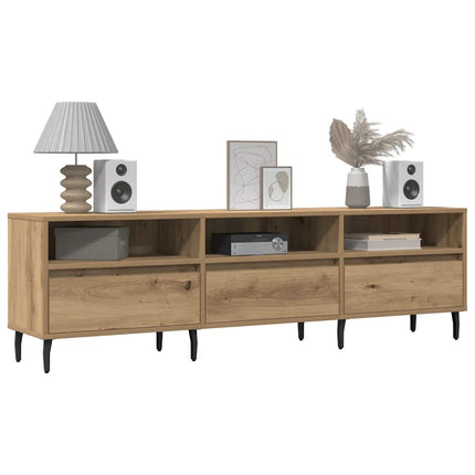Tv-bänk artisan ek 150x30x44,5 cm konstruerat trä