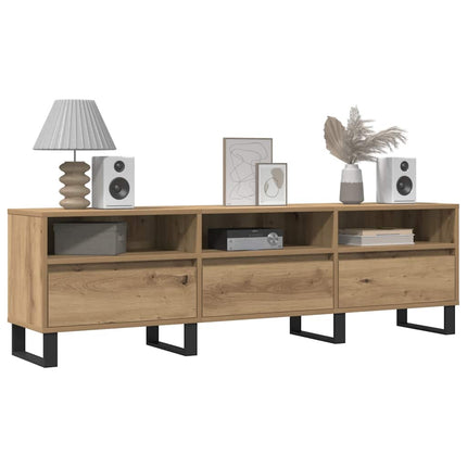 Tv-bänk artisan ek 150x30x44,5 cm konstruerat trä