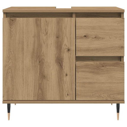 Badrumsskåp artisan ek 65x33x60 cm konstruerat trä