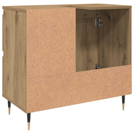 Badrumsskåp artisan ek 65x33x60 cm konstruerat trä