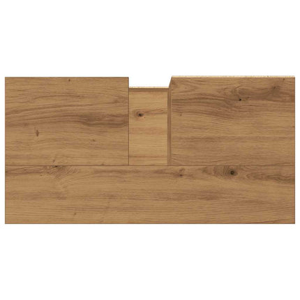 Badrumsskåp artisan ek 65x33x60 cm konstruerat trä