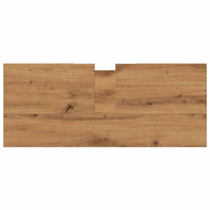 Badrumsskåp artisan ek 80x33x60 cm konstruerat trä