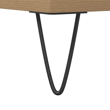 Badrumsskåp artisan ek 80x33x60 cm konstruerat trä