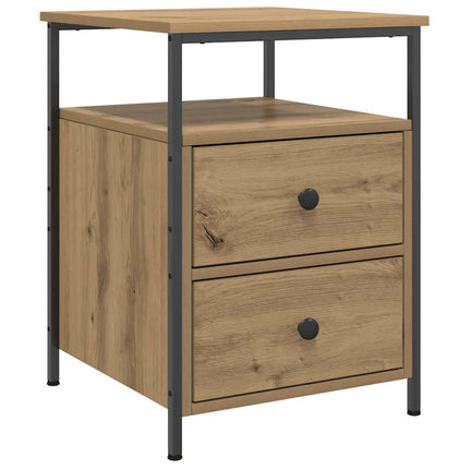 Sängbord artisan ek 44x45x60 cm konstruerat trä