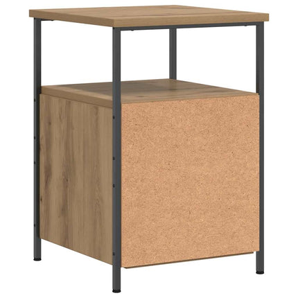 Sängbord artisan ek 34x35,5x50 cm konstruerat trä