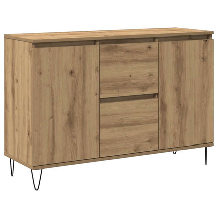 Skänk ek 101,5x35x70 cm konstruerat trä