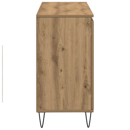 Skänk ek 101,5x35x70 cm konstruerat trä