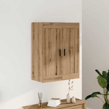 Väggskåp ek 69,5x34x90 cm konstruerat trä