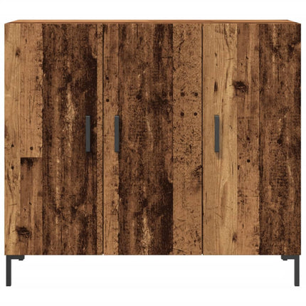 Skänk gammalt trä 90x34x80 cm konstruerat trä