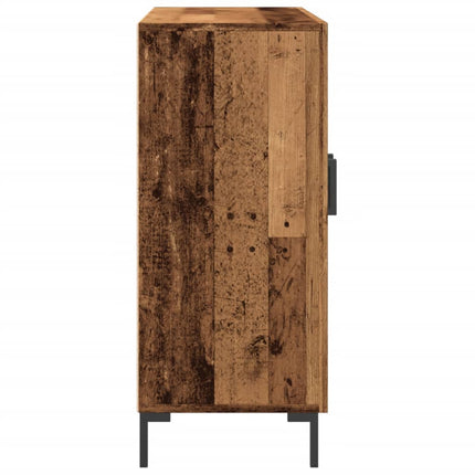 Skänk gammalt trä 90x34x80 cm konstruerat trä