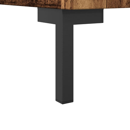 Skänk gammalt trä 90x34x80 cm konstruerat trä
