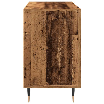 Skänk gammalt trä 100x36x60 cm konstruerat trä