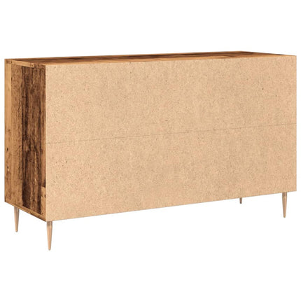 Skänk gammalt trä 100x36x60 cm konstruerat trä