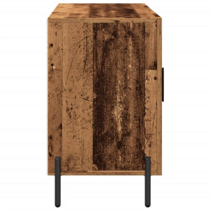 Skänk gammalt trä 100x36x60 cm konstruerat trä
