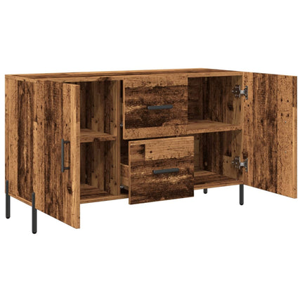 Skänk gammalt trä 100x36x60 cm konstruerat trä